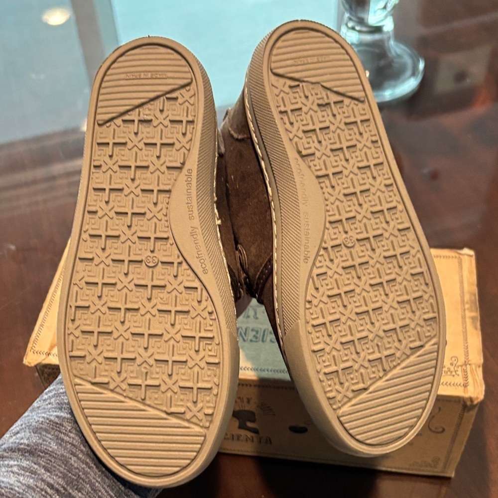 Cienta Brown Suede Kids Boot Sneakers - Picture 5 of 11